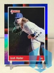 2022 Donruss Base Retro 1988 Holo Blue #238 Josh Hader - Milwaukee Brewers